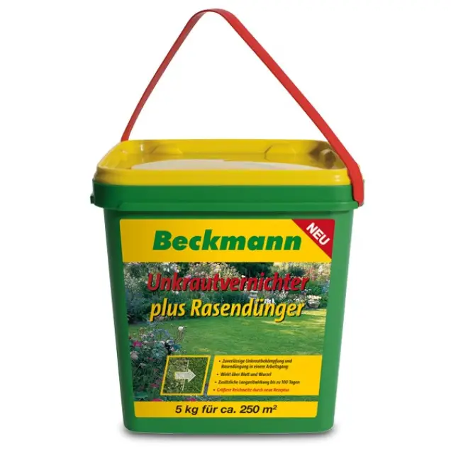 Beckmann Rasendünger mit Unkrautvernichter